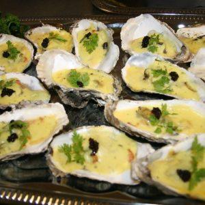 Gegratineerde oesters (per 6)