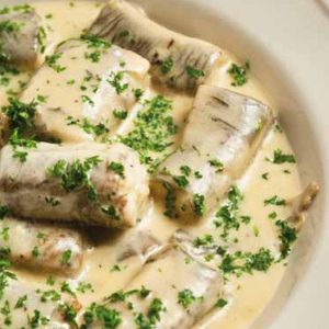 Rivierpaling in de room