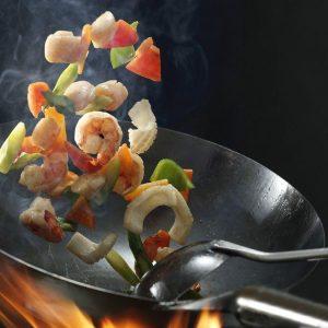 Vis uit de warme keuken